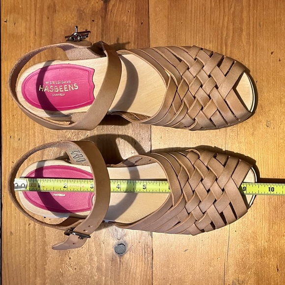 Sz 37 Swedish Hasbeens “Lena” Clog Sandals - Picture 5 of 7